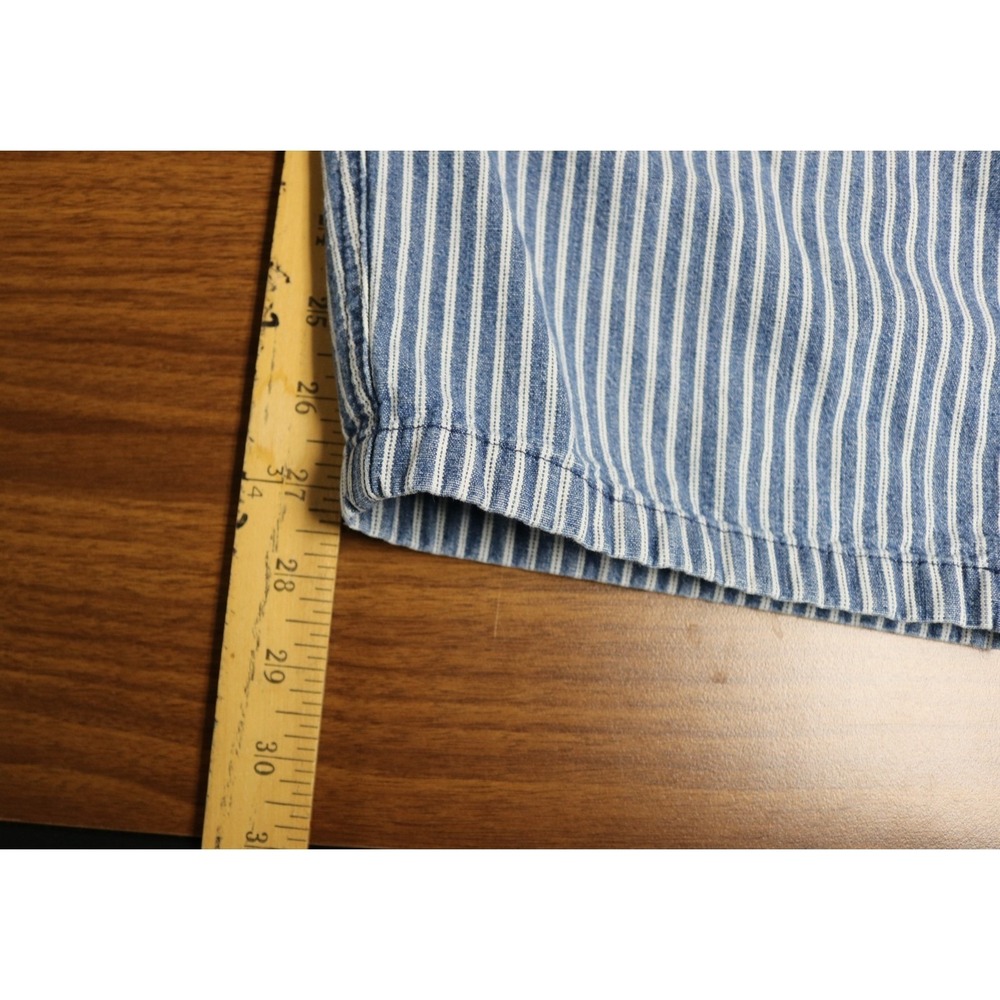 Allison Daley Pre Owned Women's Comfort Fit Capri Pants  14P Blue/White - Picture 2 of 7